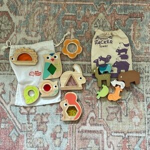 Woodland Friends Magic Blocks and Forest Friend Stacker Tower